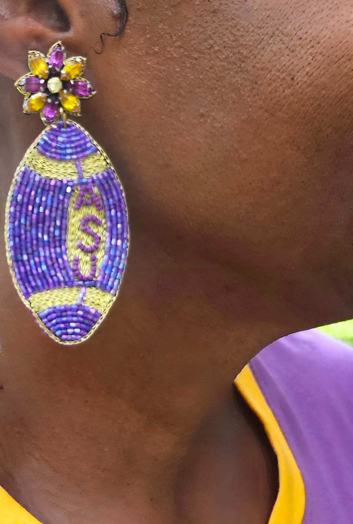 ASU FOOTBALL EARRINGS