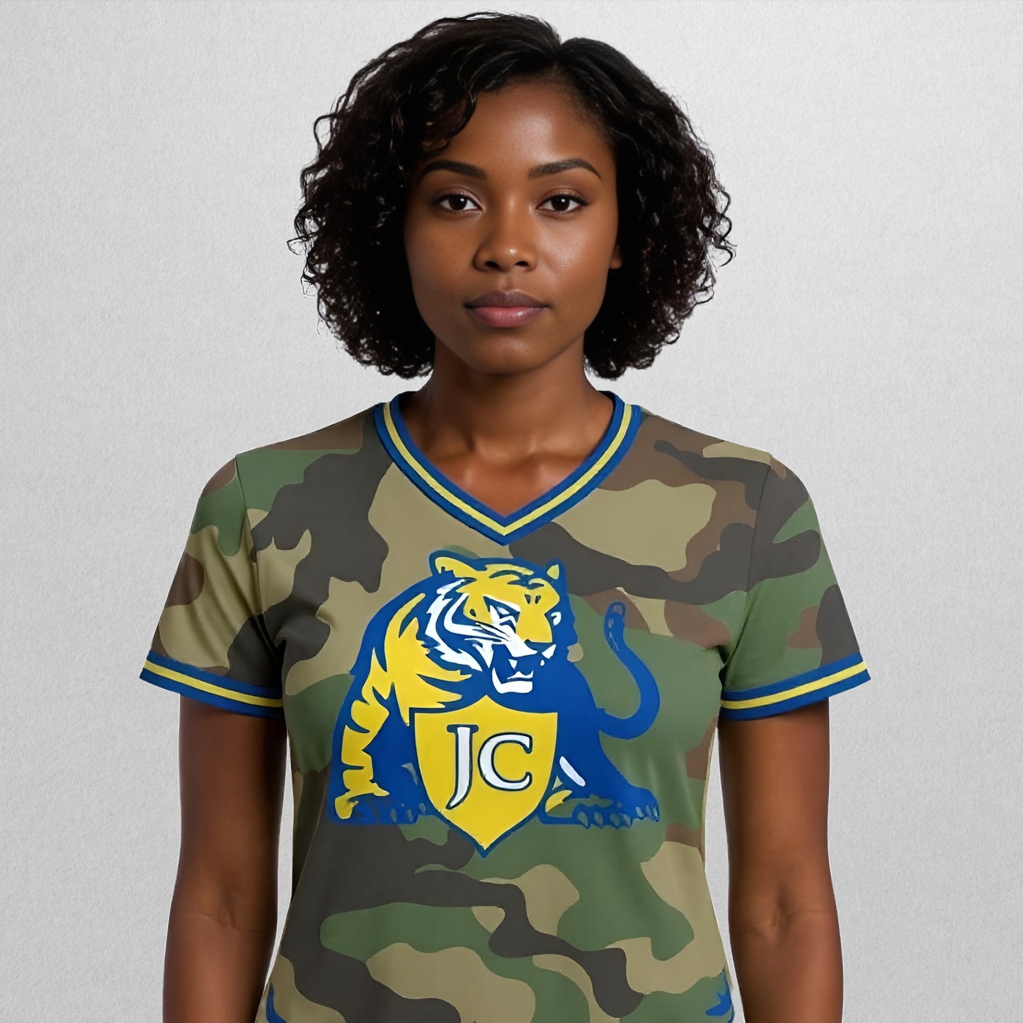 JC Camo V-Neck (Unisex)