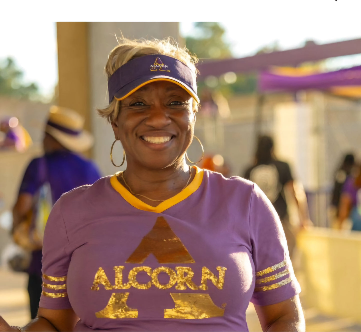 ASU SEQUIN V-NECK TEE